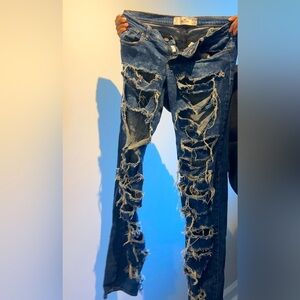 Customized Ripped Jeans
